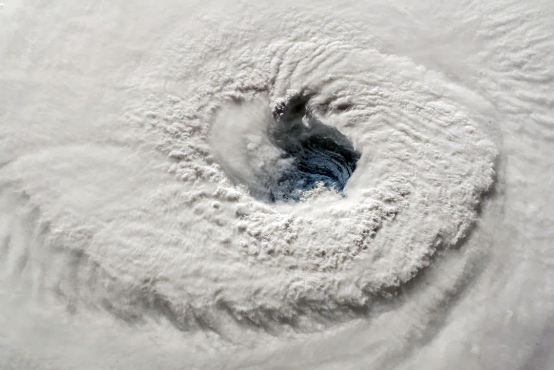 hurricane from space