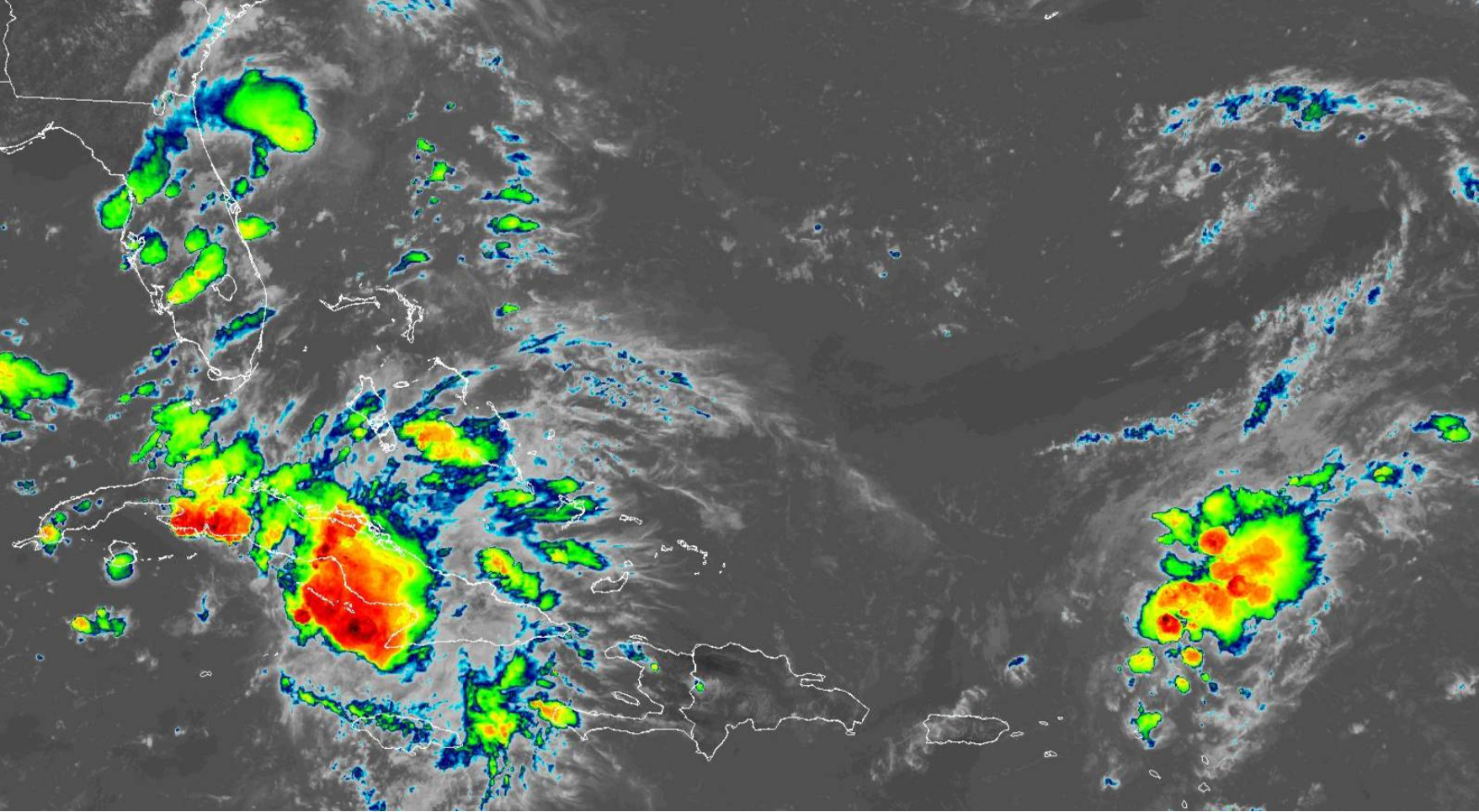 tropical storm Fred - NOAA GOES-East