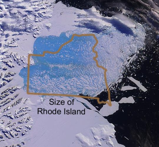 Larsen B ice shelf collapse