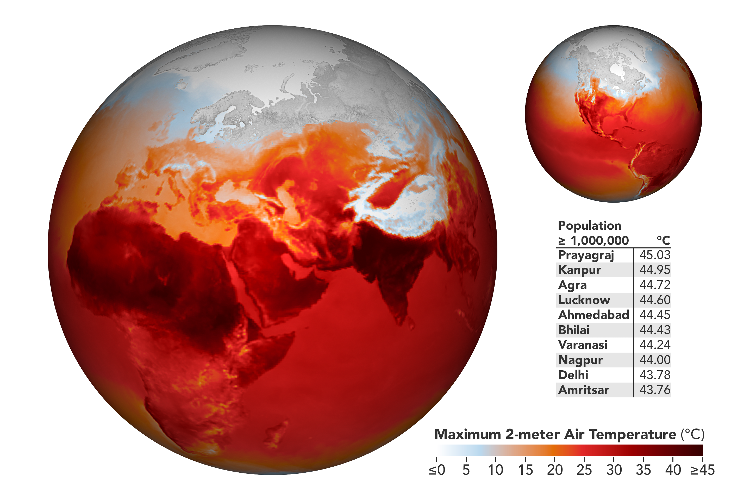 Extreme weather - India/Pakistan heat wave 2022