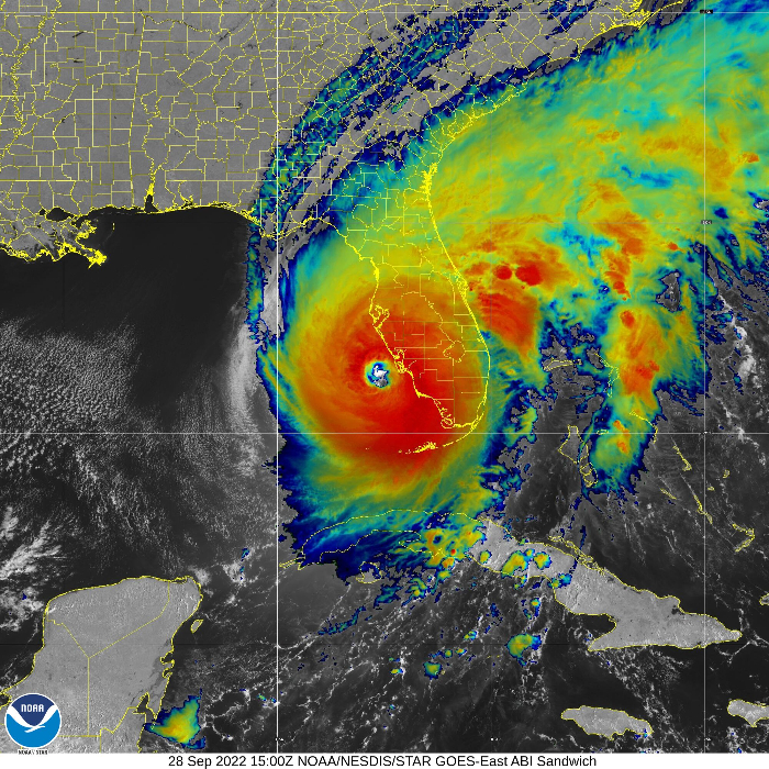 NOAA GOES-E image 9/28