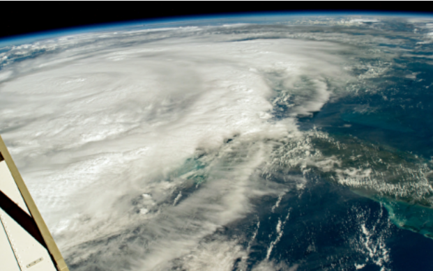 Hurricane Idalia from the space station