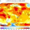 global land-ocean temperature anomaly August 2026